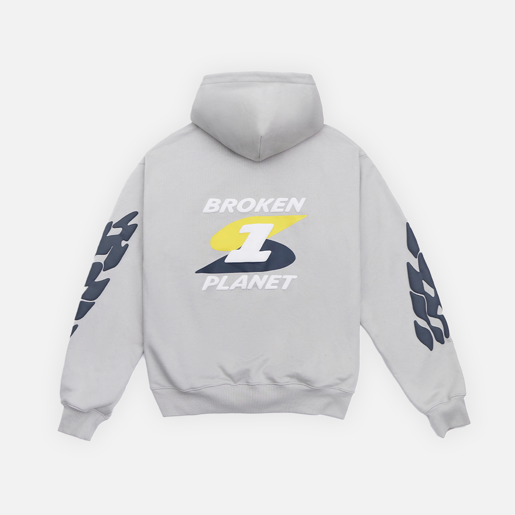 Broken Planet "Beyond Limits" Hoodie - Stone Grey