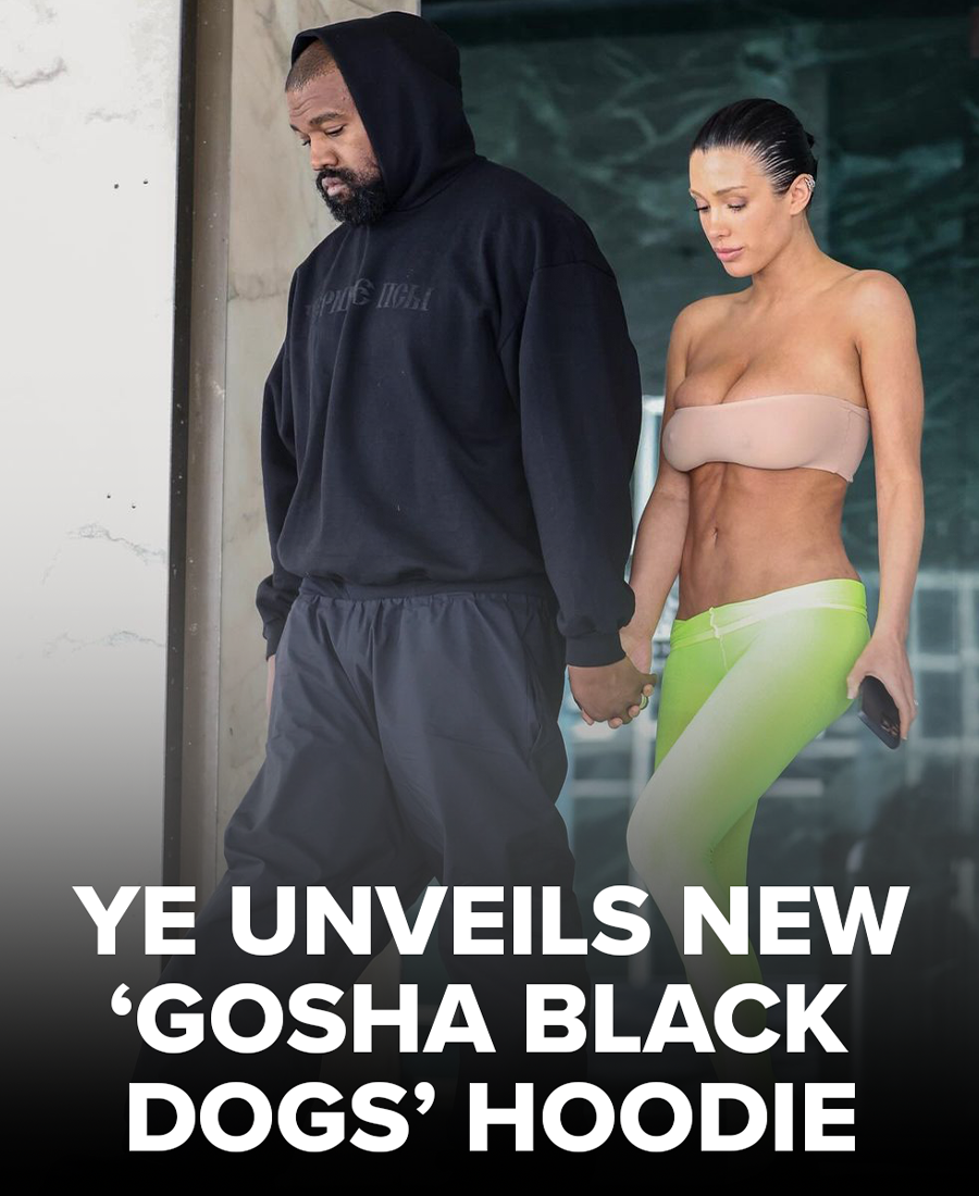 Ye Unveils New 'Gosha Black Dogs' Hoodie