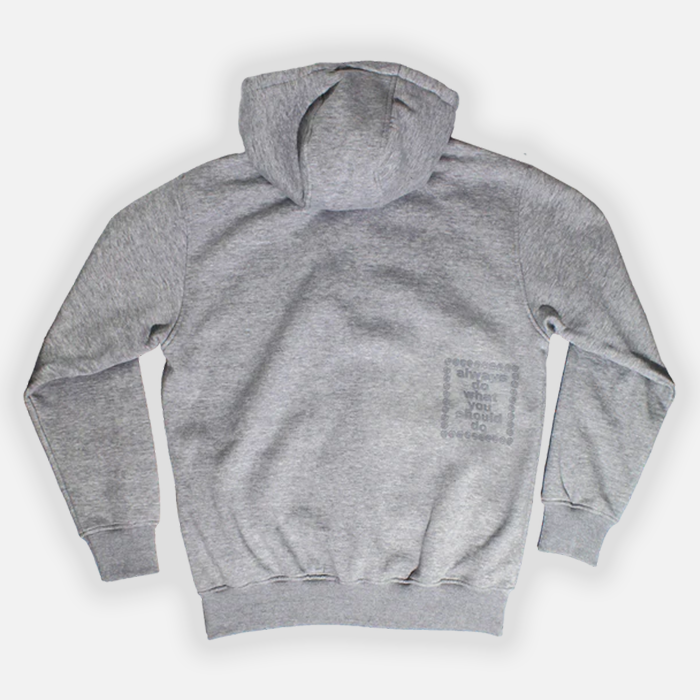 ADWYSD @Sun Zip Up Hoodie Grey