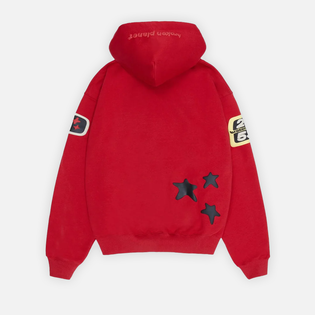 Broken Planet "Brighter Days Are Ahead" Hoodie - Red