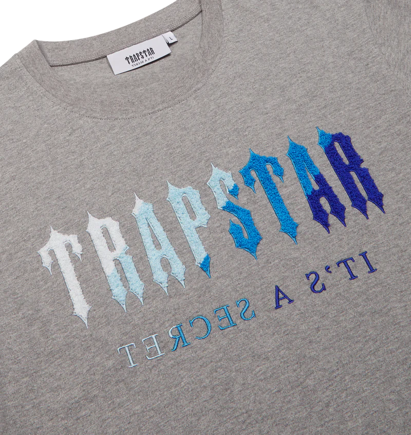 Trapstar Chenille Decoded Short Set - Grey Ice 2.0