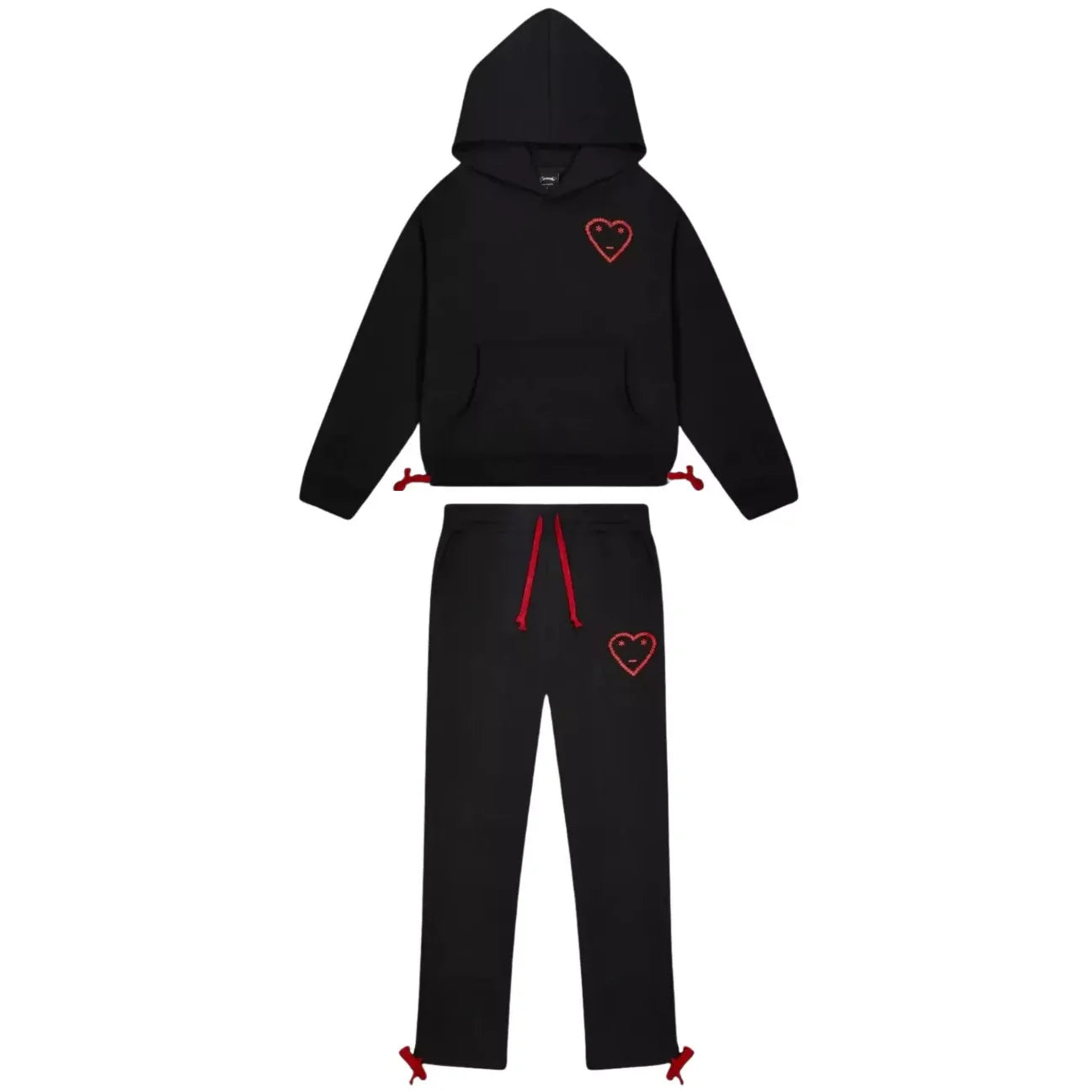 Carsicko Signature Tracksuit - Black/ Red