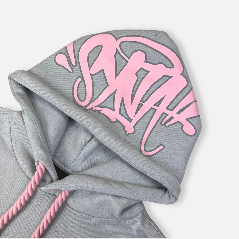 Syna World Logo Tracksuit - Grey/Pink