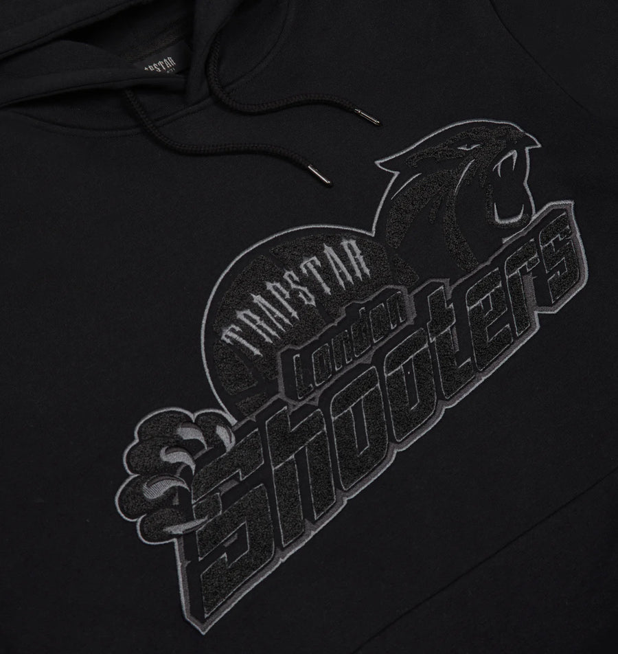 Trapstar Shooters Hooded Tracksuit - Black Monochrome