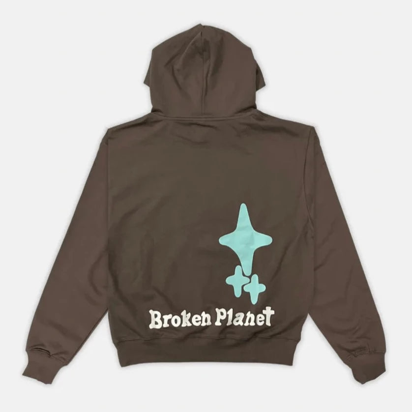 Broken Planet "I'm Not From This Planet" Hoodie - Brown