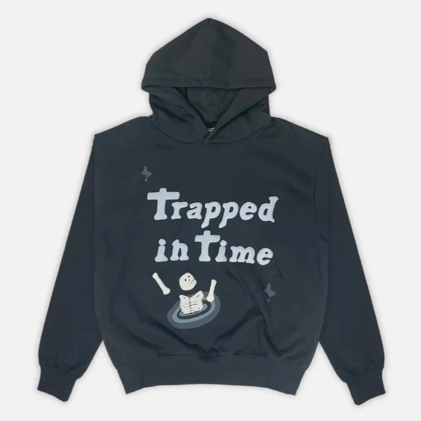 Broken Planet "Trapped In Time" Hoodie - Soot Black